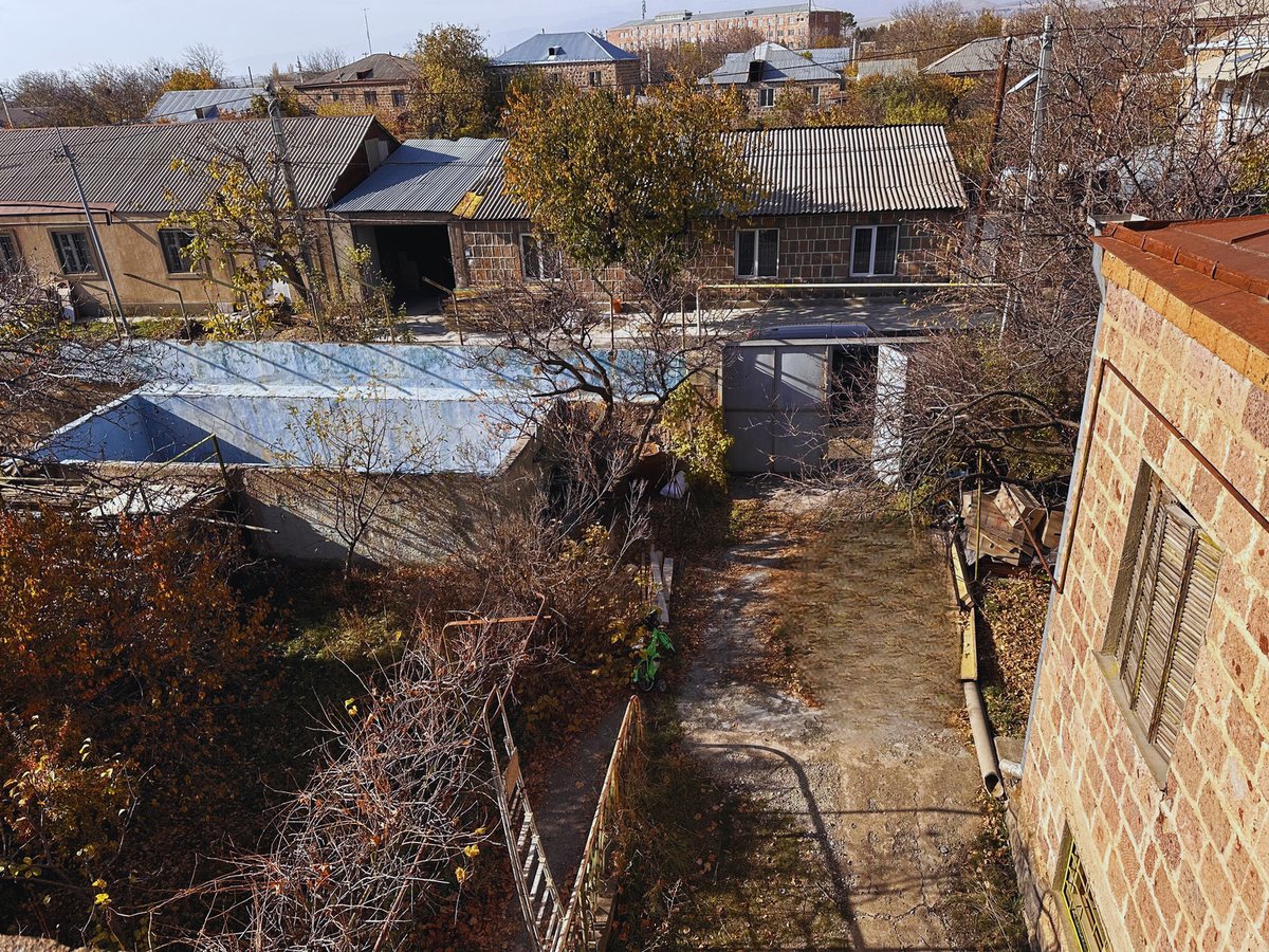 Attic level and roof area, current condition